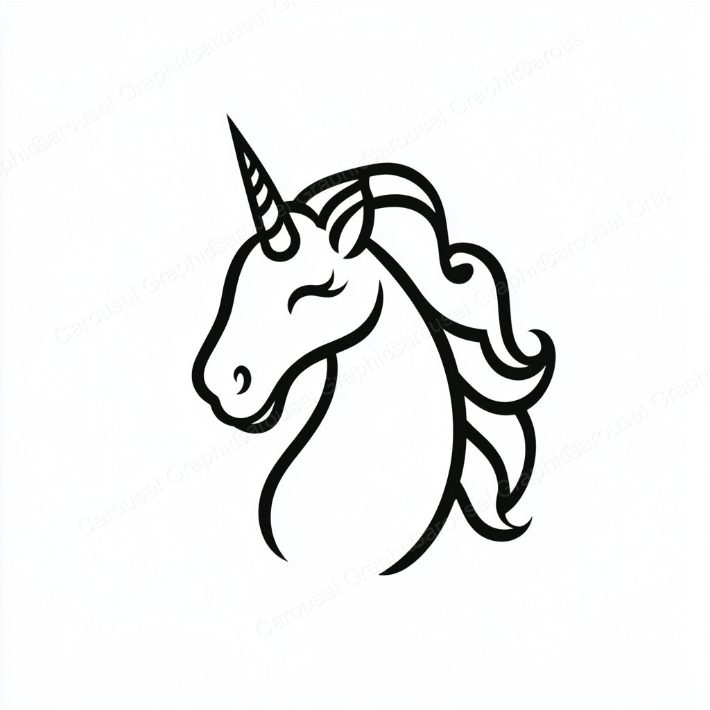 Unicorn Vector Graphic preview