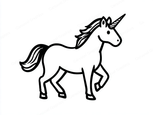 Unicorn Vector Graphic preview
