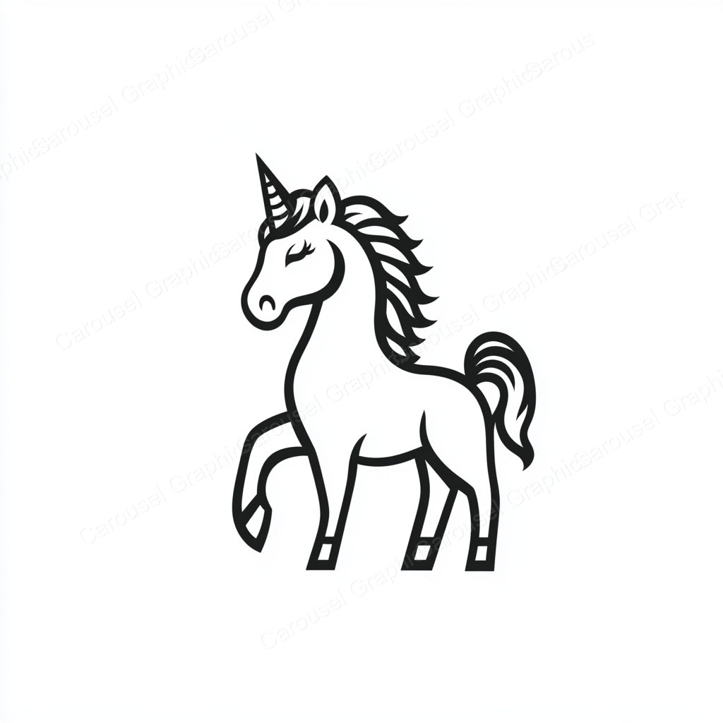 Unicorn Vector Graphic preview