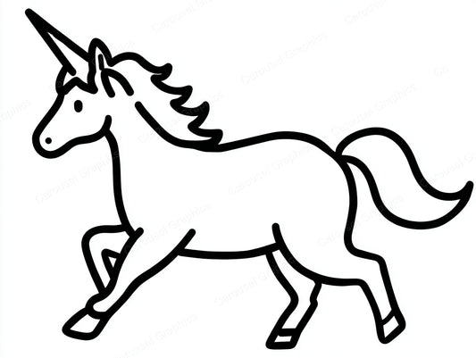 Unicorn Vector Graphic preview