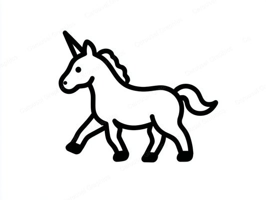 Unicorn Vector Graphic preview