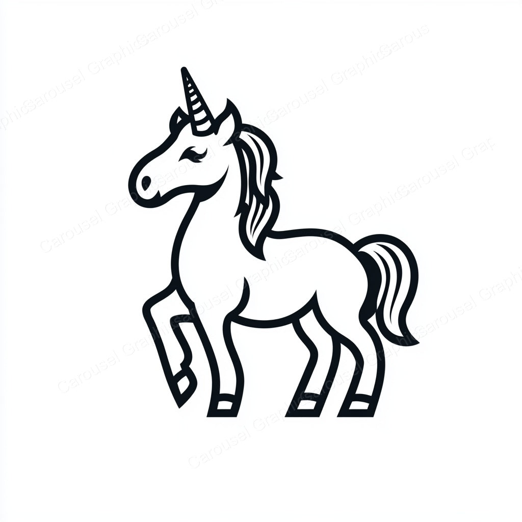 Unicorn Vector Graphic preview