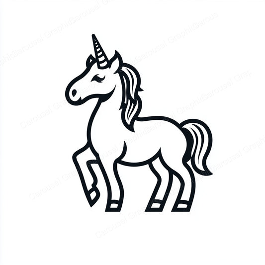Unicorn Vector Graphic preview