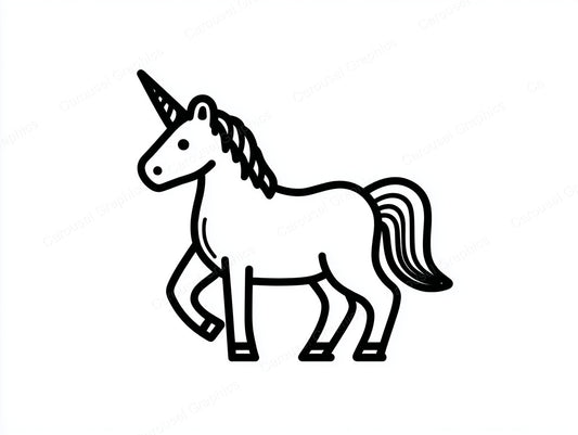 Unicorn Vector Graphic preview