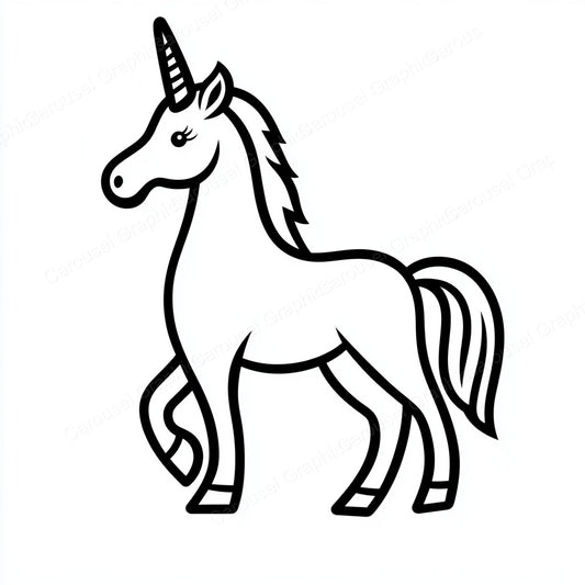 Unicorn Vector Graphic preview