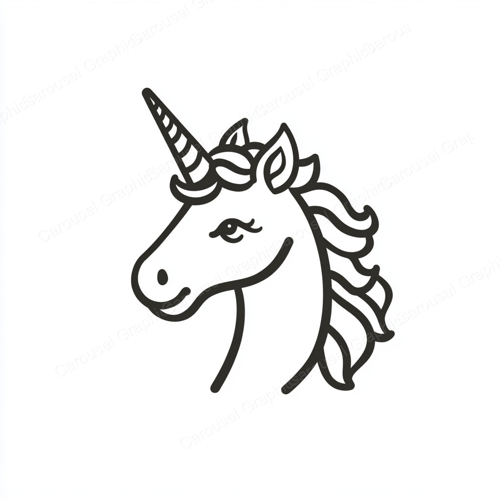 Unicorn Vector Graphic preview