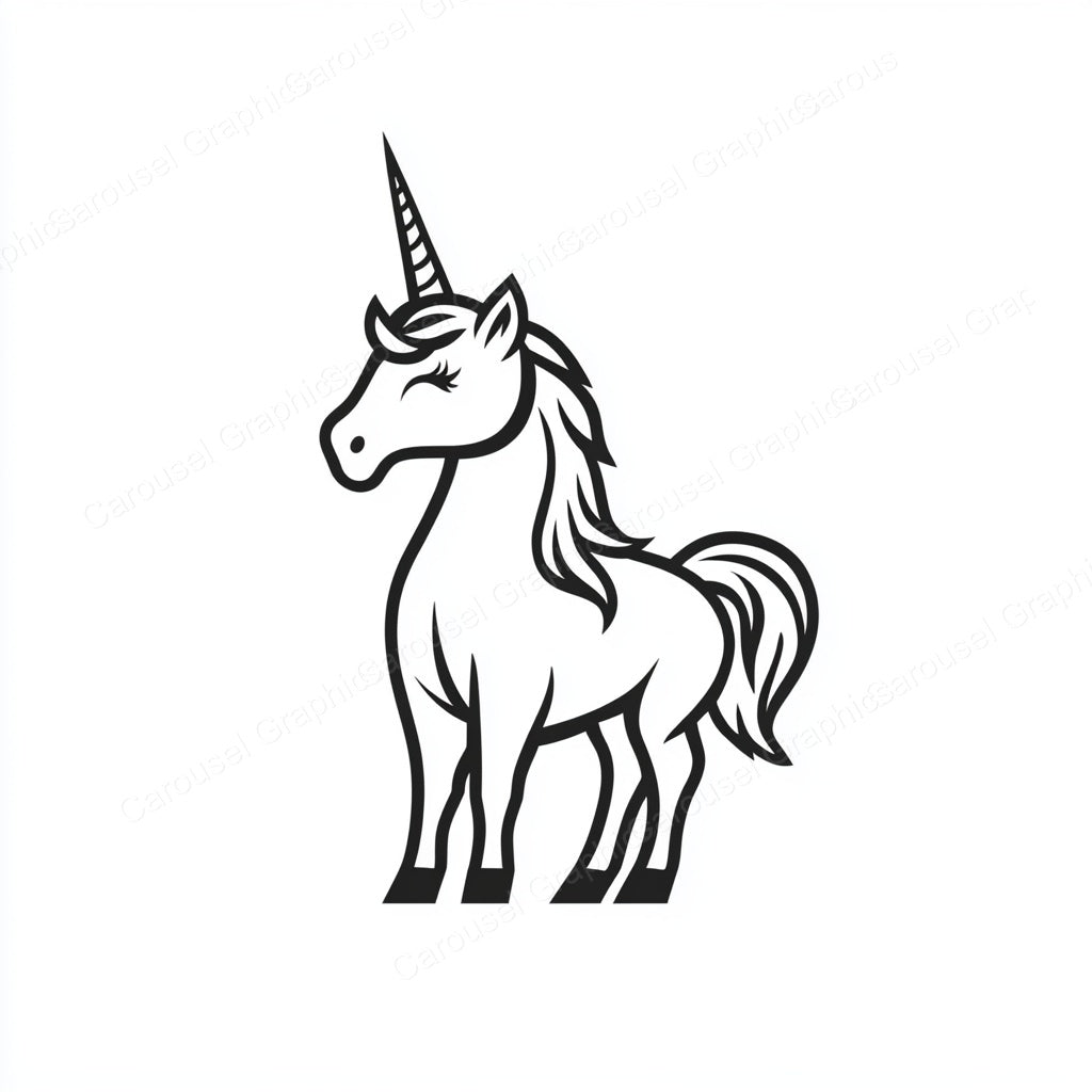 Unicorn Vector Graphic preview