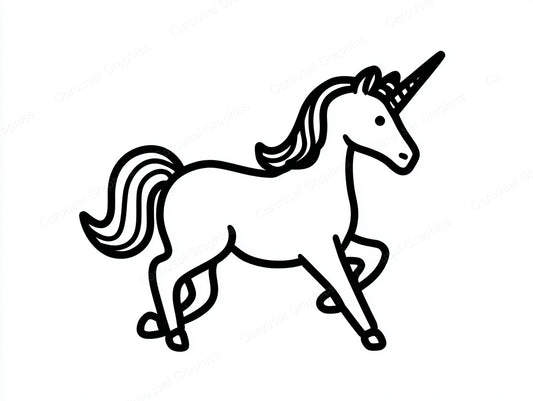 Unicorn Vector Graphic preview