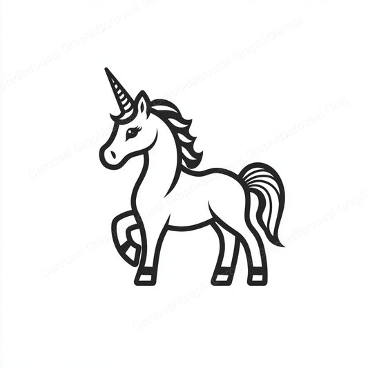 Unicorn Vector Graphic preview