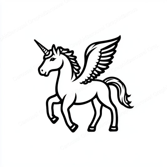 Unicorn Vector Graphic preview