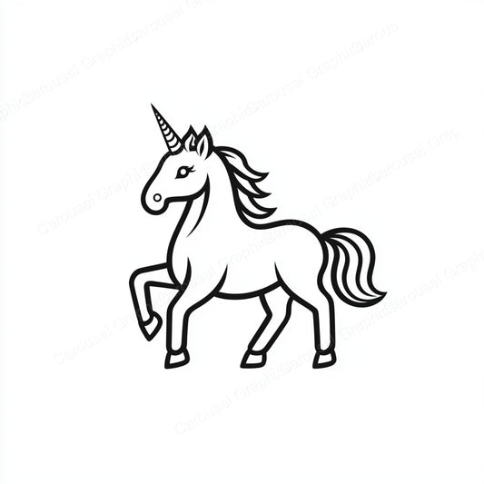 Unicorn Vector Graphic preview