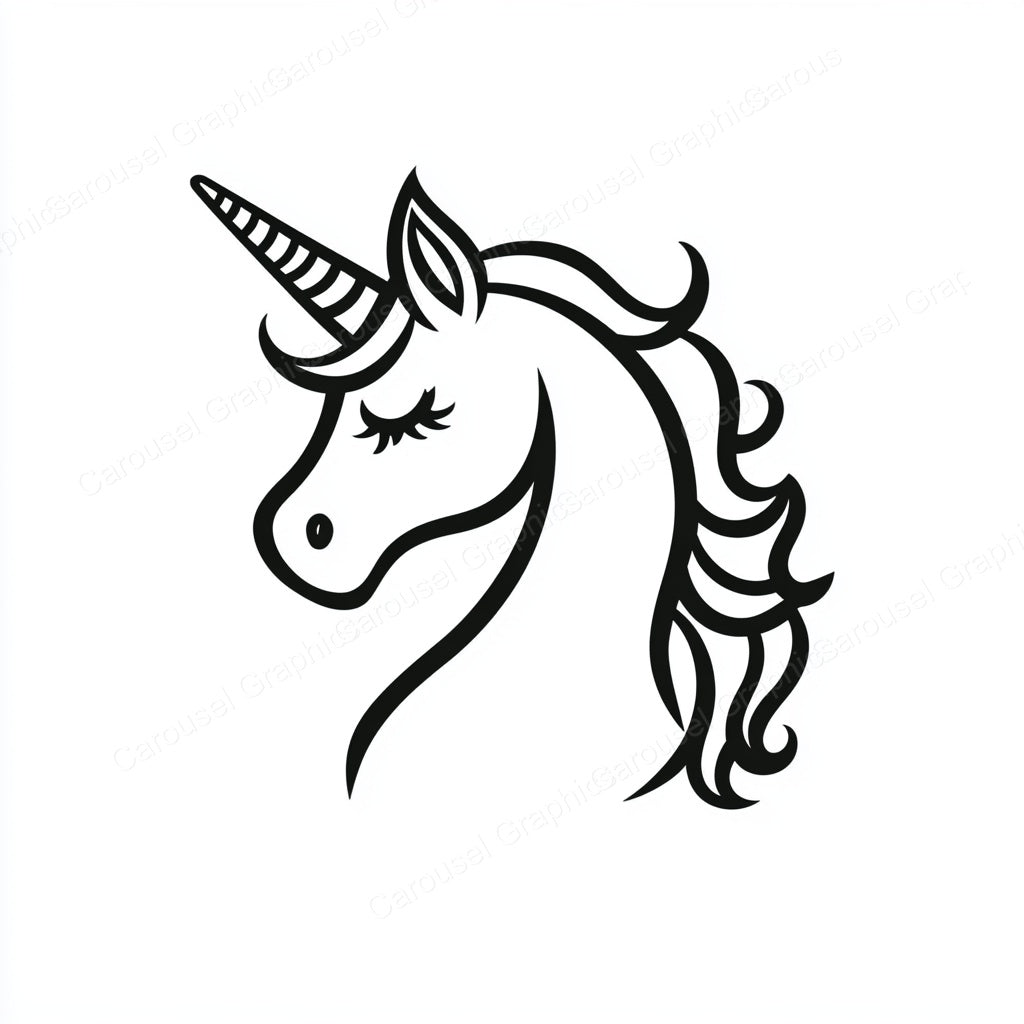 Unicorn Vector Graphic preview