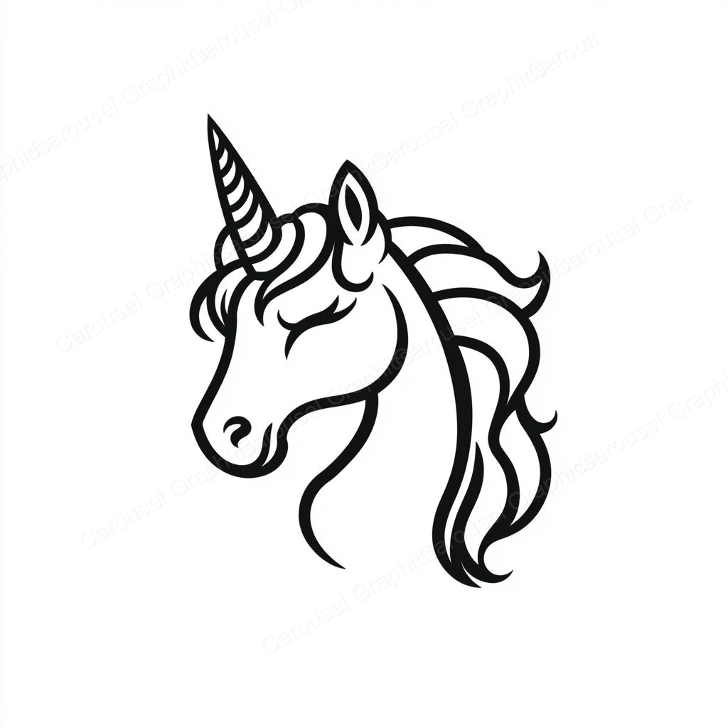 Unicorn Vector Graphic preview