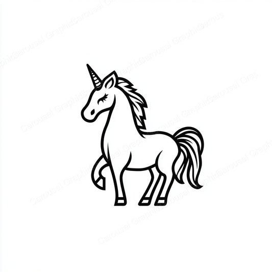 Unicorn Vector Graphic preview