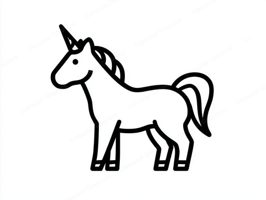 Unicorn Vector Graphic preview
