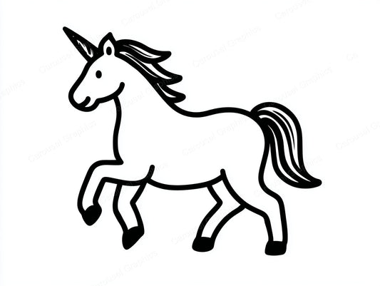 Unicorn Vector Graphic preview