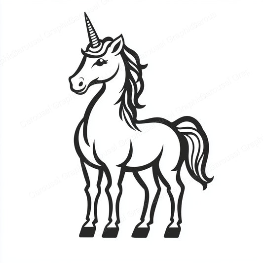 Unicorn Vector Graphic preview