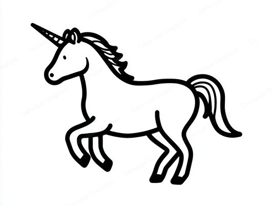 Unicorn Vector Graphic preview