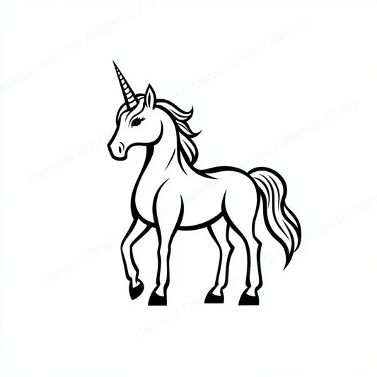 Unicorn Vector Graphic preview
