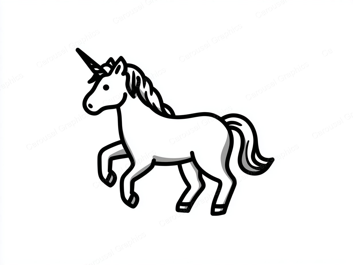 Unicorn Vector Graphic preview