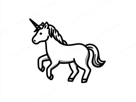 Unicorn Vector Graphic preview