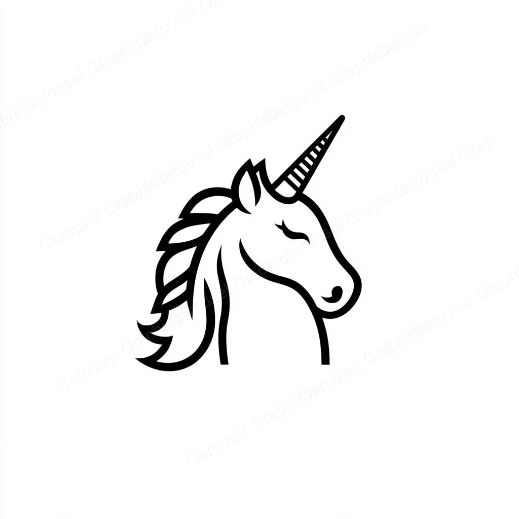 Unicorn Vector Graphic preview