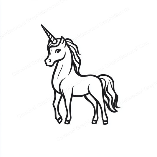 Unicorn Vector Graphic preview