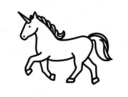 Unicorn Vector Graphic preview