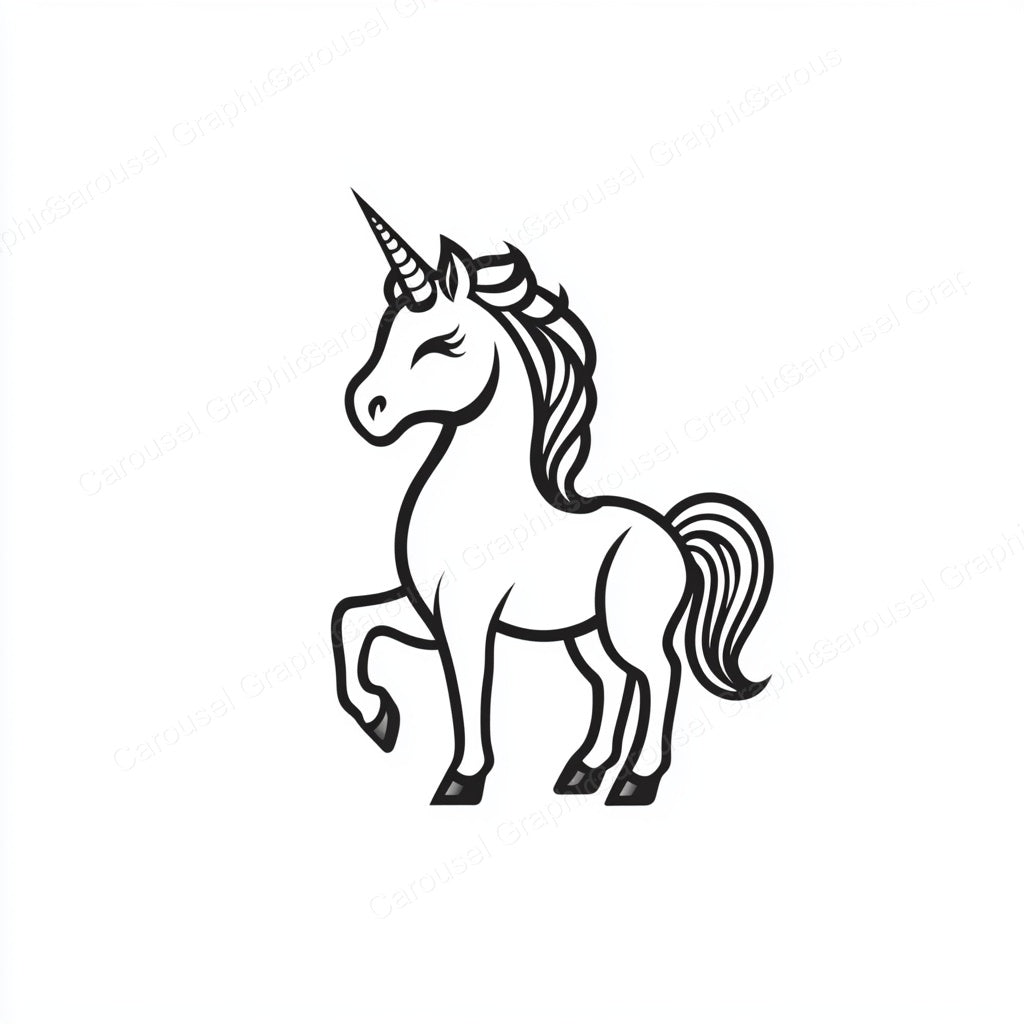 Unicorn Vector Graphic preview
