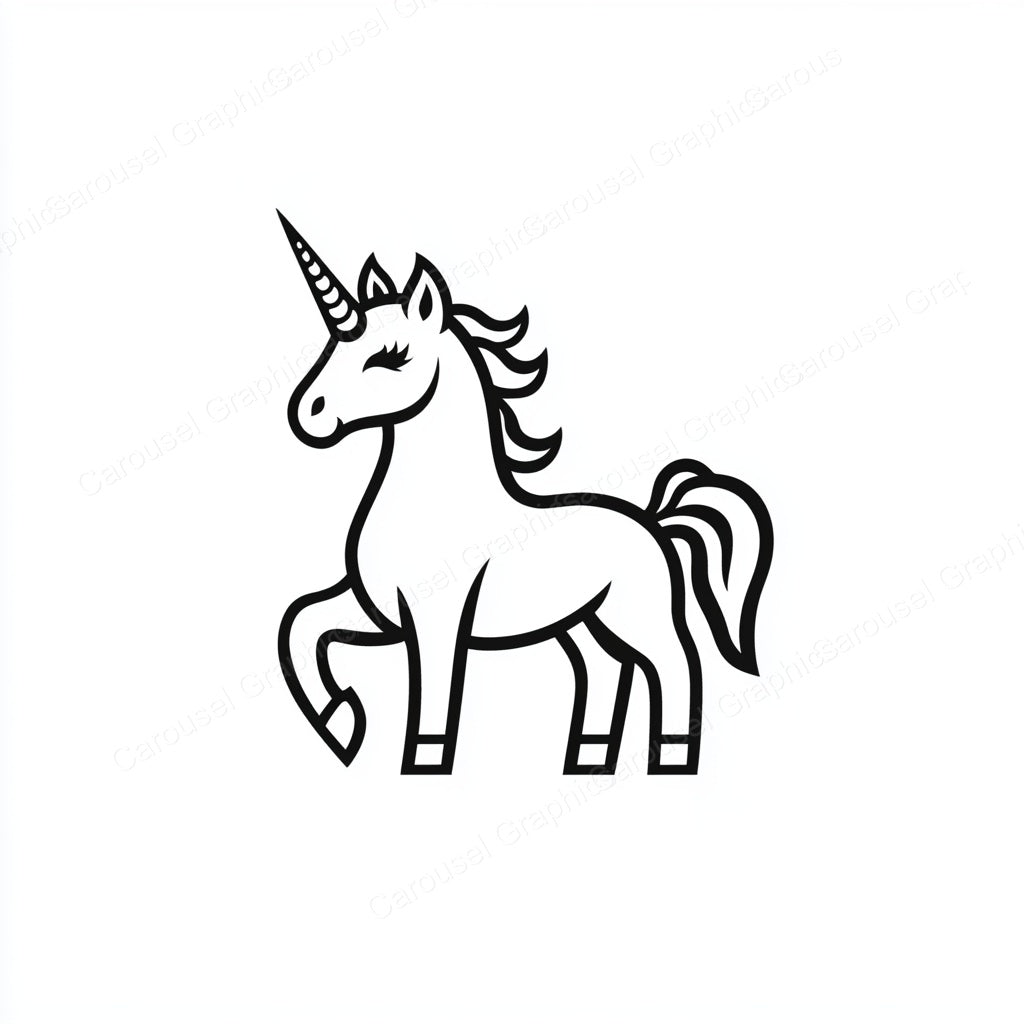 Unicorn Vector Graphic preview