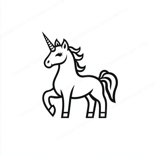Unicorn Vector Graphic preview