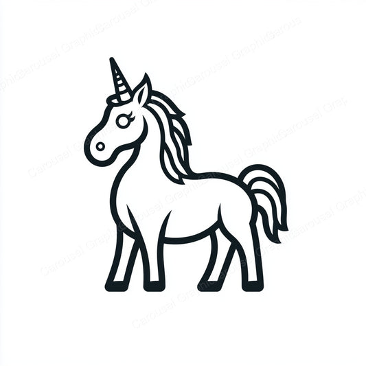 Unicorn Vector Graphic preview