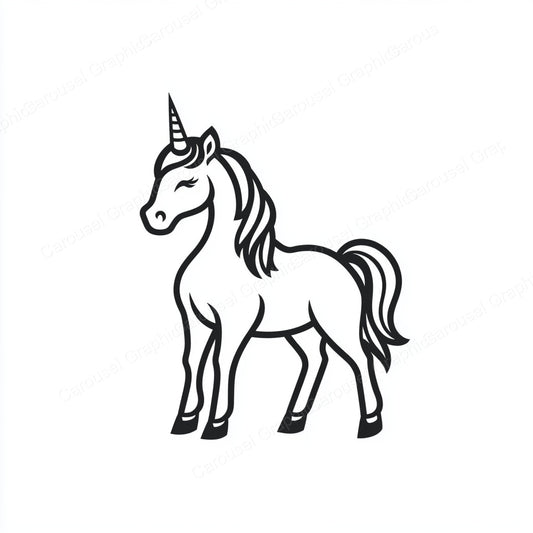 Unicorn Vector Graphic preview