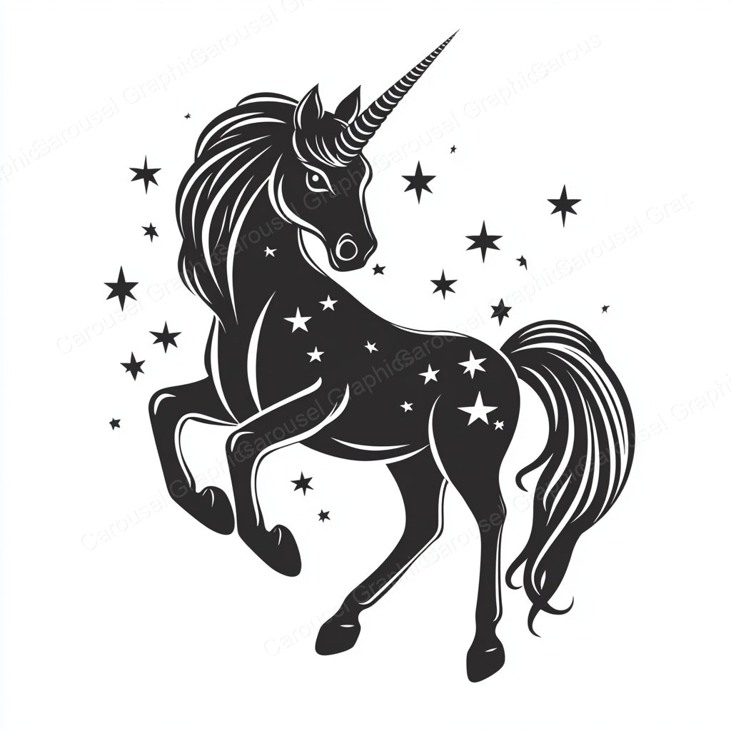 Unicorn Vector Graphic preview