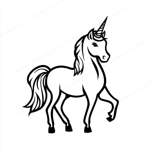 Unicorn Vector Graphic preview