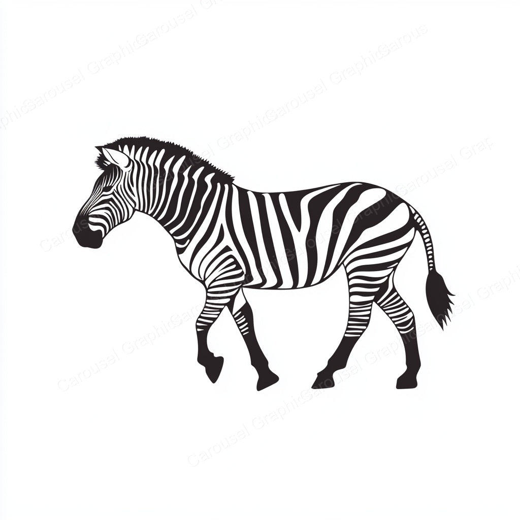 Zebra Vector Graphic preview