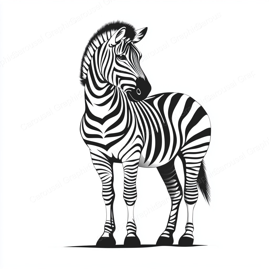 Zebra Vector Graphic preview