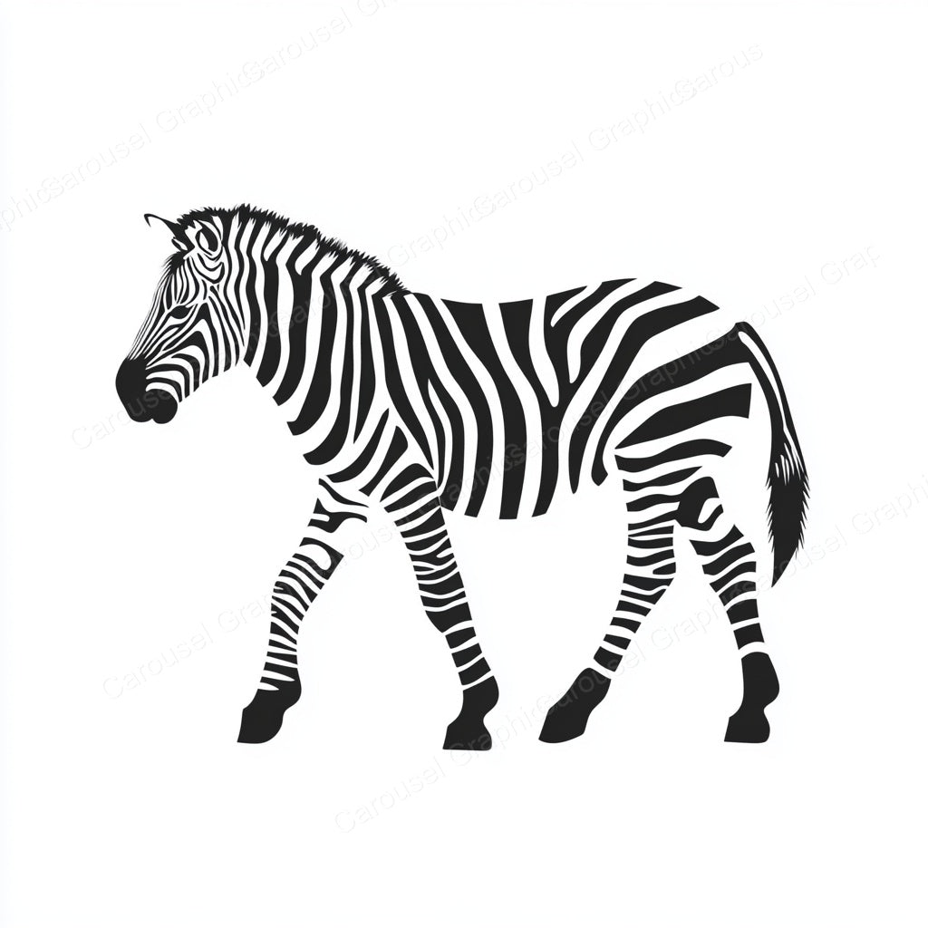 Zebra Vector Graphic preview
