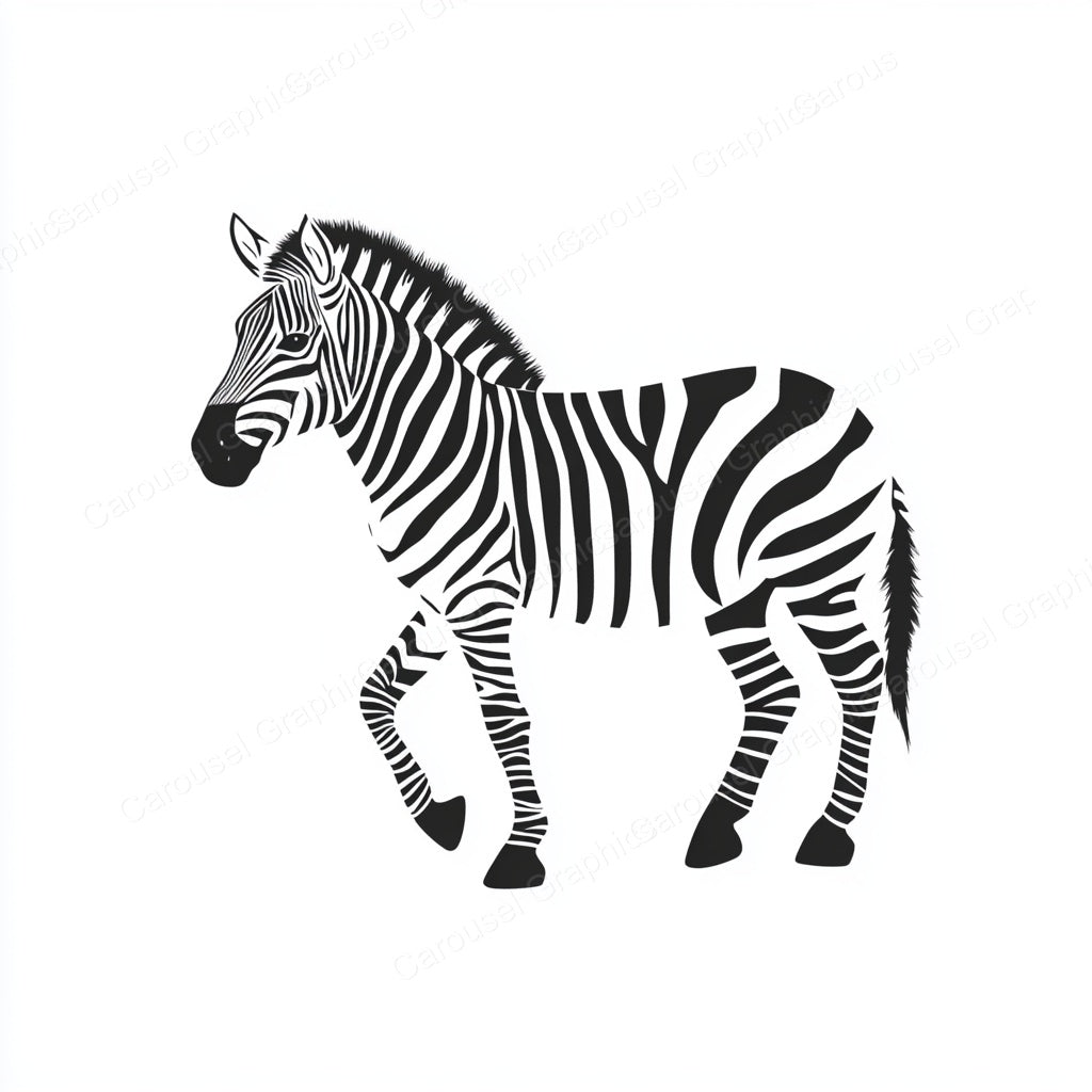 Zebra Vector Graphic preview
