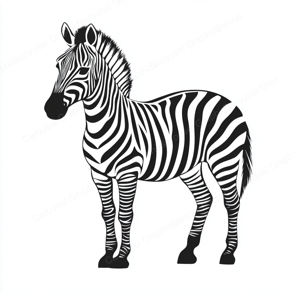 Zebra Vector Graphic preview