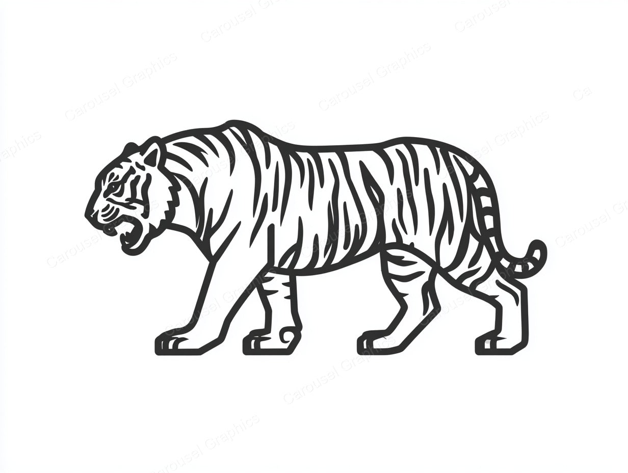 Tiger Vector Graphic preview