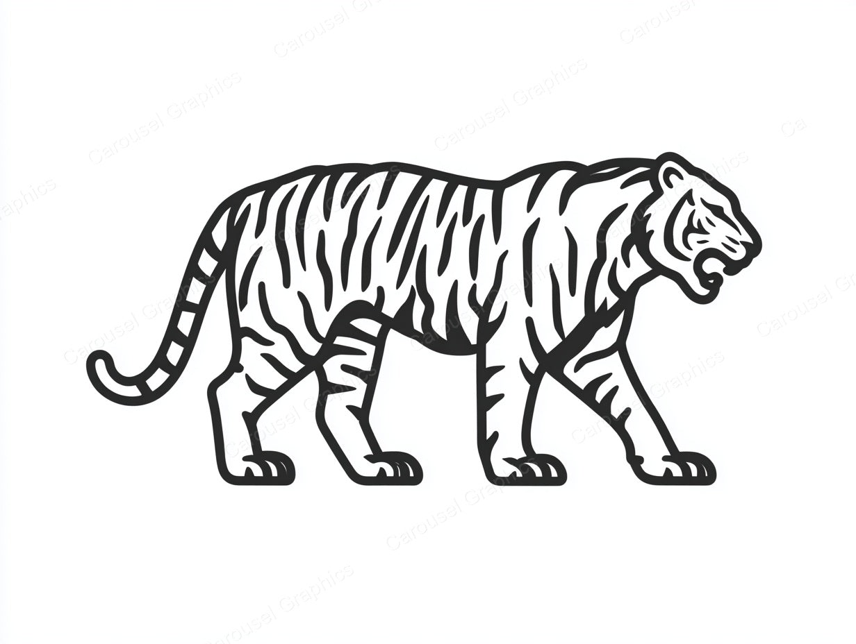 Tiger Vector Graphic preview