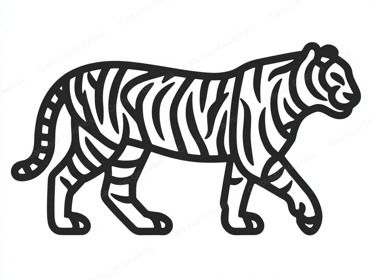 Tiger Vector Graphic preview
