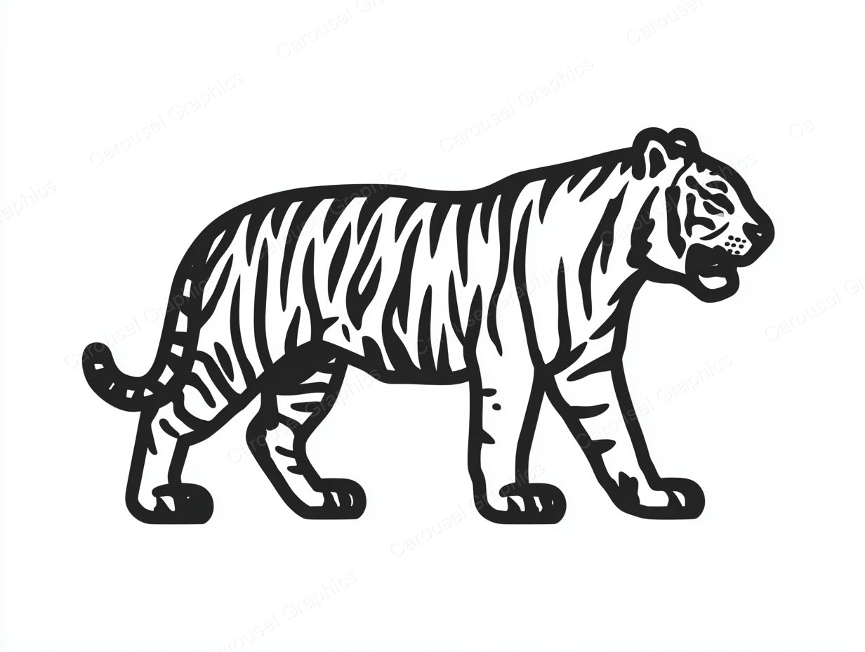 Tiger Vector Graphic preview