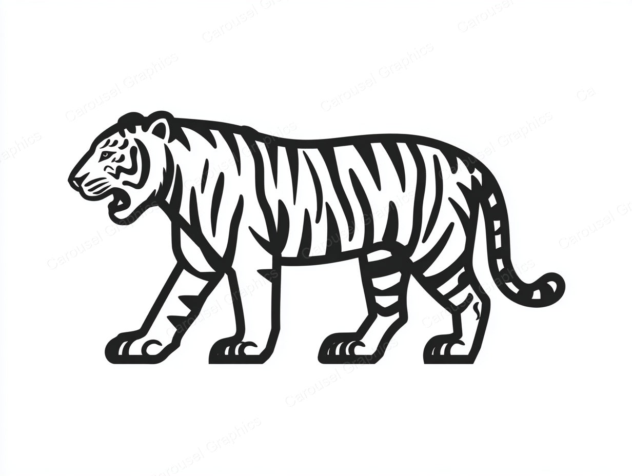 Tiger Vector Graphic preview
