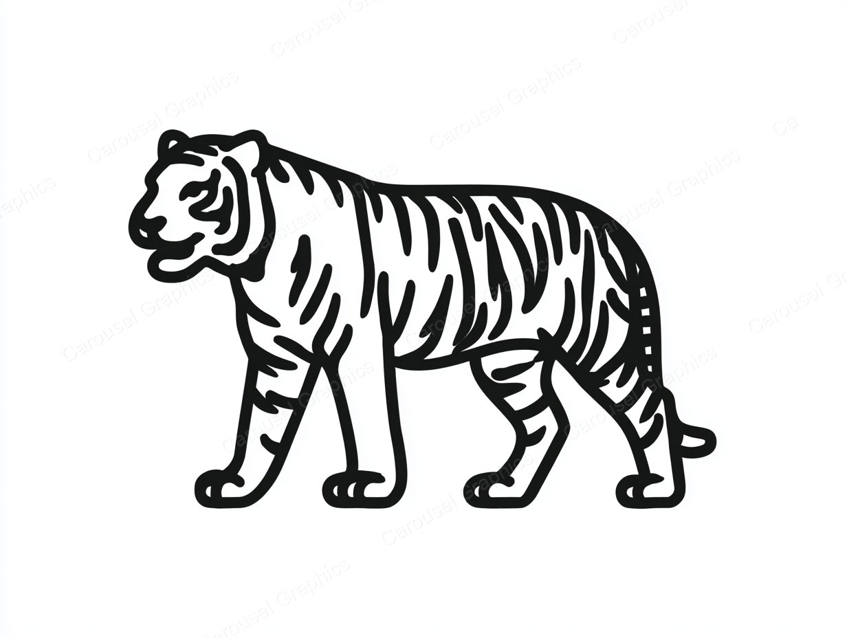 Tiger Vector Graphic preview