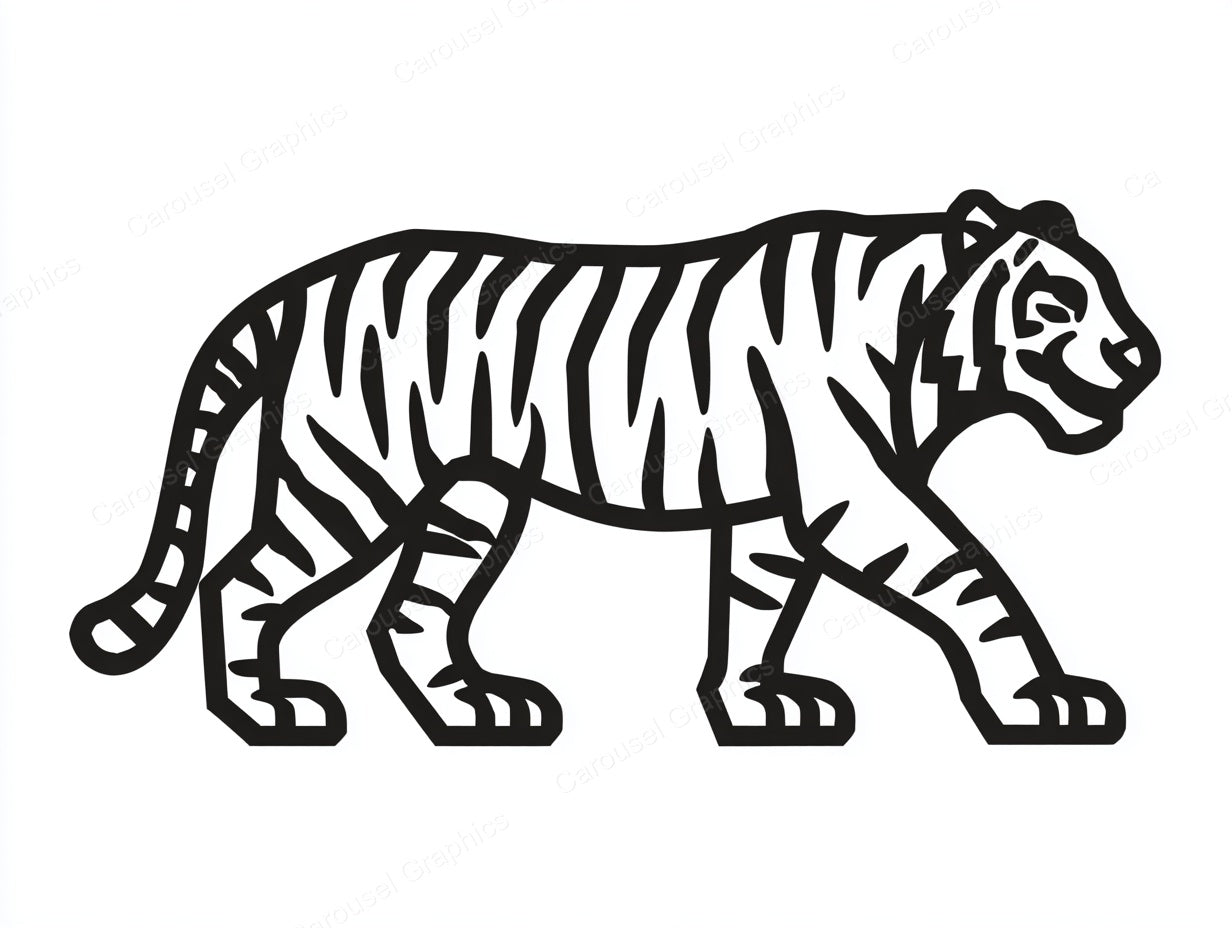 Tiger Vector Graphic preview