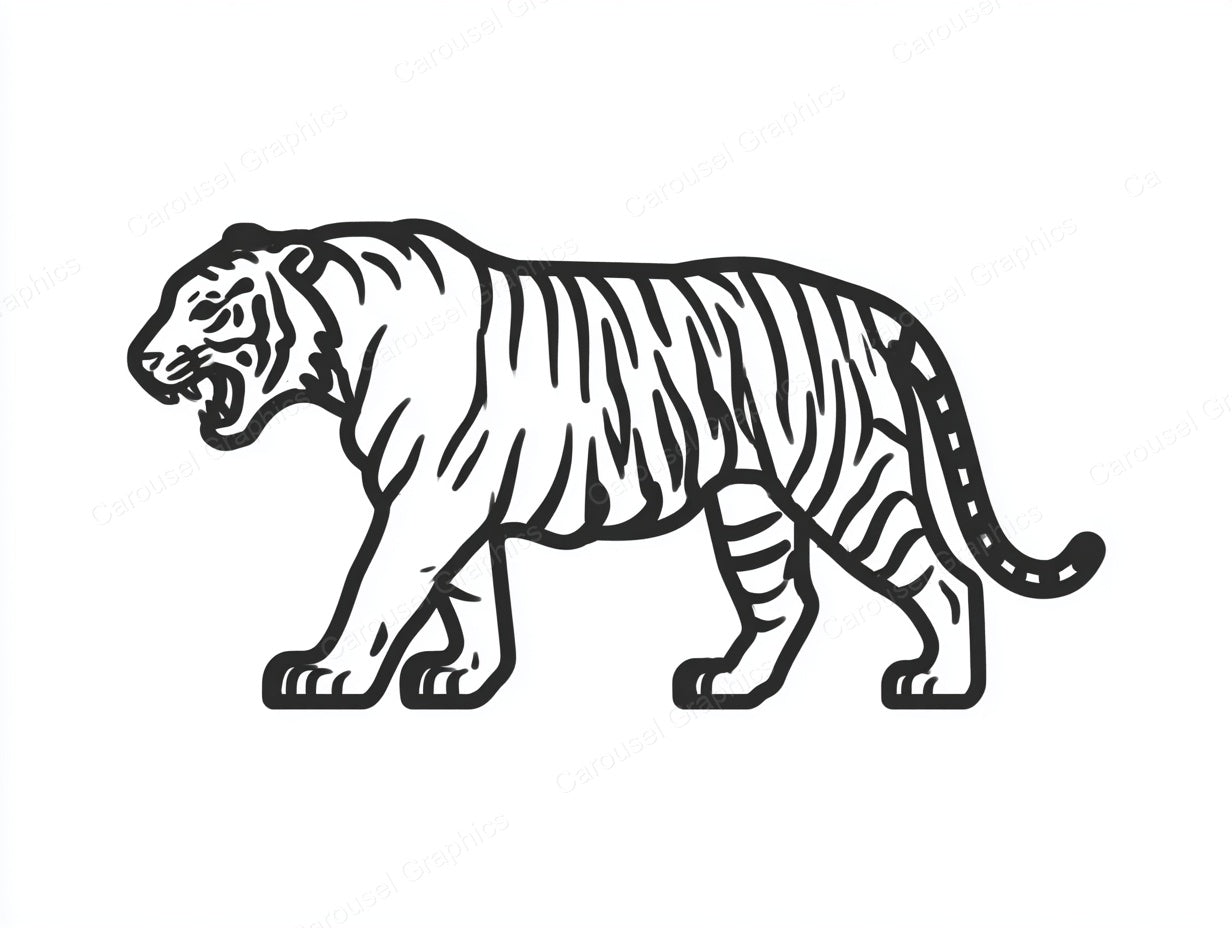 Tiger Vector Graphic preview