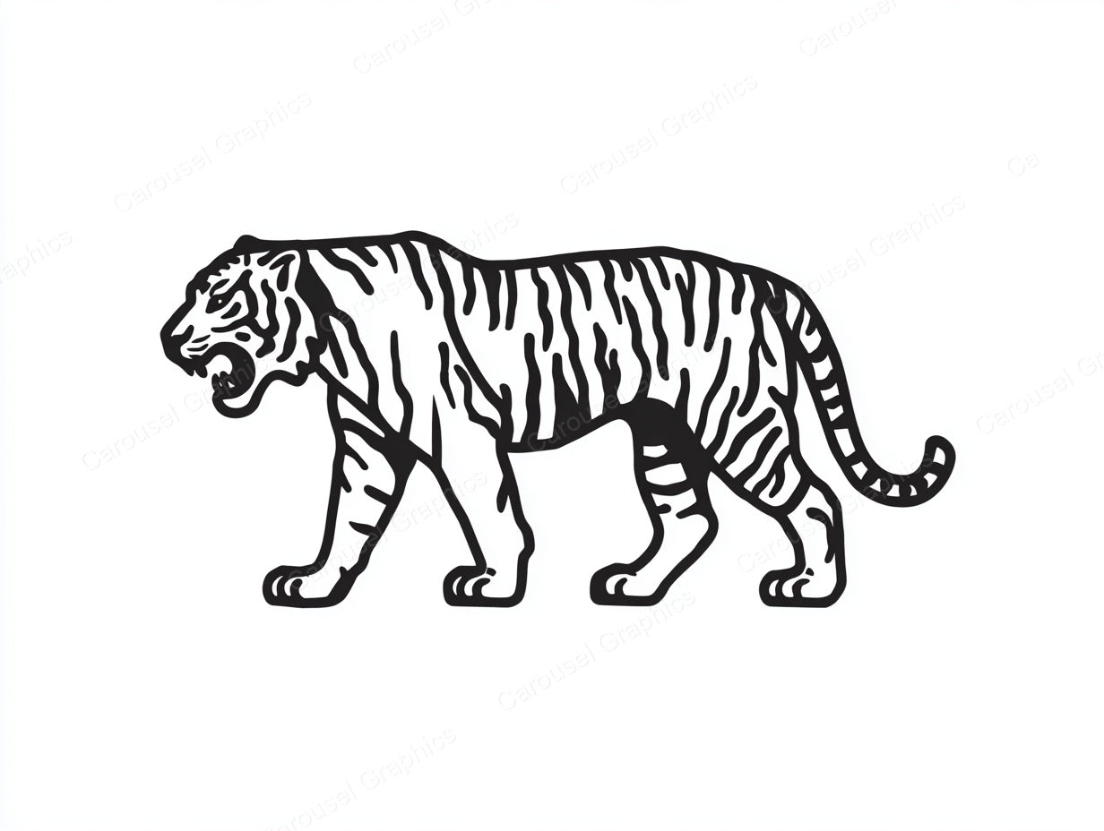 Tiger Vector Graphic preview