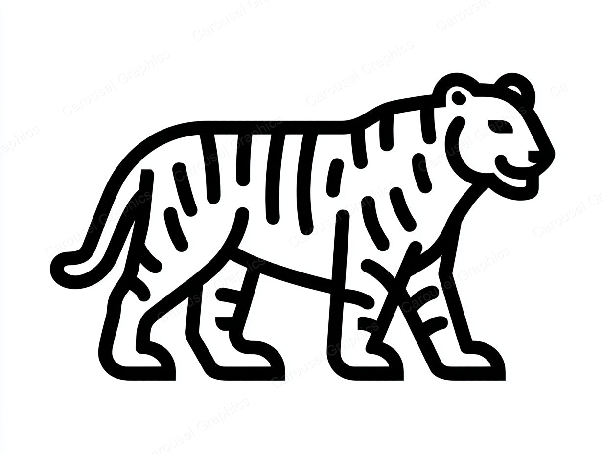 Tiger Vector Graphic preview